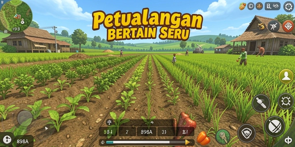 Gameplay 898A yang menarik saat bertani dan merawat hewan.
