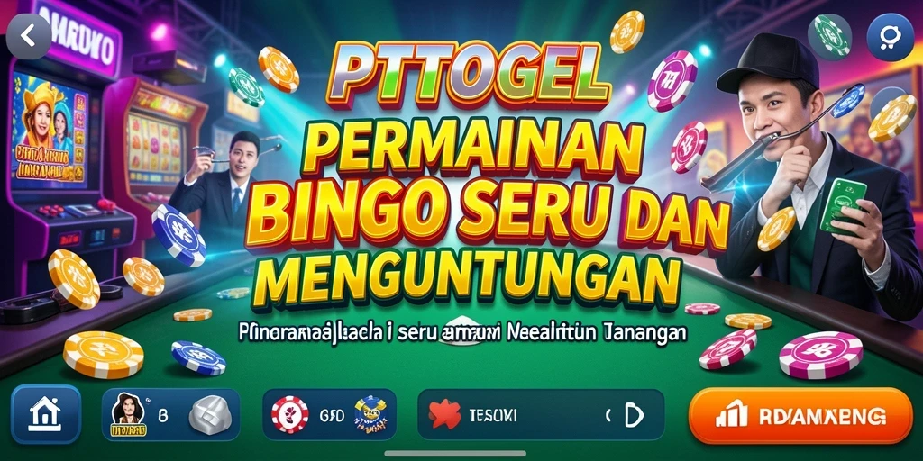 Screenshot gameplay PTTOGEL yang menampilkan keseruan bermain Bingo.