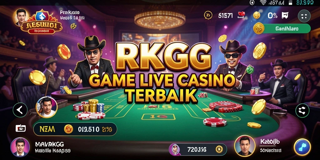 Tampilan gameplay Live Casino yang mendebarkan dan interaktif.