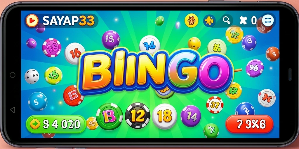 Screenshot gameplay SAYAP33 yang menampilkan suasana permainan Bingo.