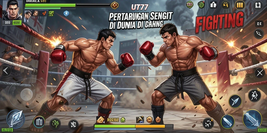 Gameplay UT77 menunjukkan pertarungan mendebarkan dengan karakter unik.